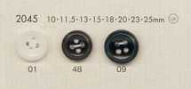 2045 DAIYA BUTTONS Shell-Look Polyester Buttons