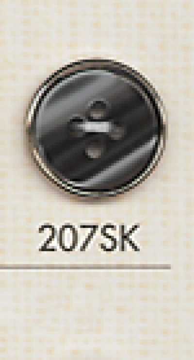 207SK Simple 4-Hole Plastic Button For Shirts