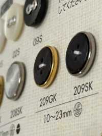 209GK 4-hole Plastic Button For Simple Shirts DAIYA BUTTON(DAIYA BUTTON) Sub Photo