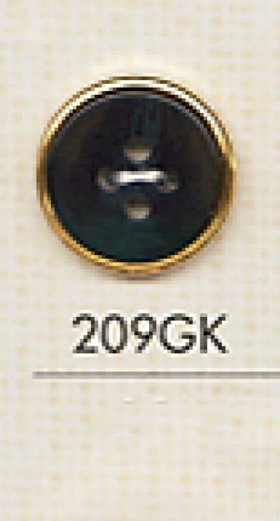 209GK Simple 4-Hole Plastic Button For Shirts