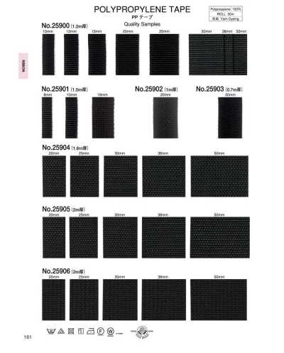 25900 Polypropylene Webbing (1.2 Mm Thick)