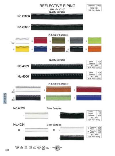4009 Reflective Piping (Approx. 10 Mm)