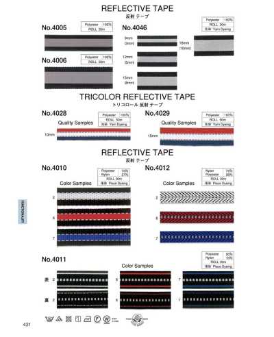4029 Tricolor Reflective Tape