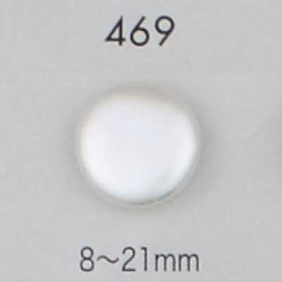 Pearl-finish Urea Resin Half-ring Shank Button