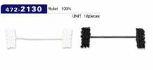 472-2130 Button Loop Lining Stopper Braided Cord Type Total Length 42 Mm (10 Pcs)