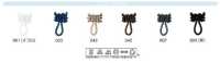 472-5207 Button Loop Woolly Nylon Type Small (10 Pieces)[Button Loop Frog Button] DARIN Sub Photo