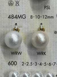 484MG Pearl-like Urea Material With Half-ring Shank Button DAIYA BUTTON Sub Photo