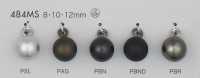 484MS Pearl-like Urea Material With Half-ring Shank Button DAIYA BUTTON(DAIYA BUTTON) Sub Photo