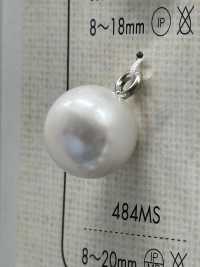 484MS Pearl-like Urea Material With Half-ring Shank Button DAIYA BUTTON(DAIYA BUTTON) Sub Photo