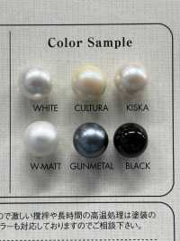 484MS Pearl-like Urea Material With Half-ring Shank Button DAIYA BUTTON(DAIYA BUTTON) Sub Photo