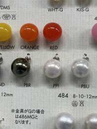 484MS Pearl-like Urea Material With Half-ring Shank Button DAIYA BUTTON(DAIYA BUTTON) Sub Photo