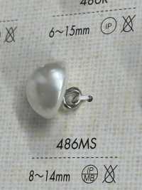 486MG Pearl-like Urea Material With Half-ring Shank Button DAIYA BUTTON Sub Photo