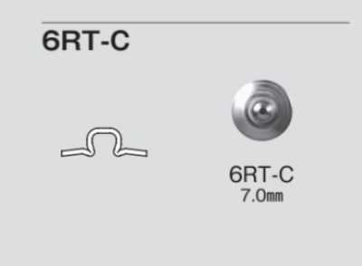 6RT-C 6RT-C Rivet Solid, For Y-legs Only