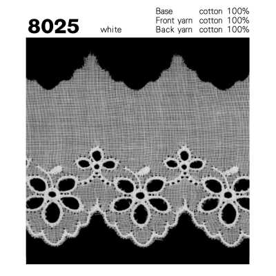 8025 Narrow Cotton Lace