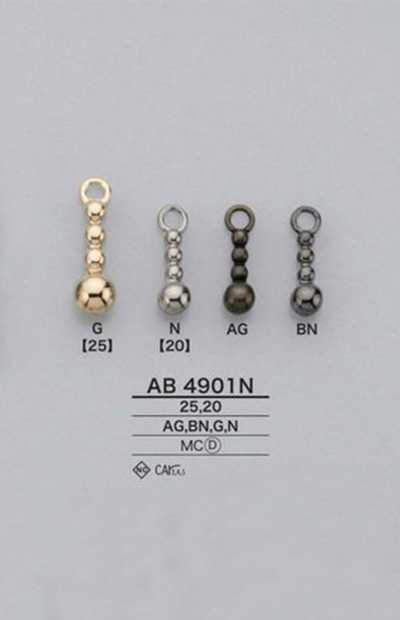 AB4901N Ball Chain Zipper Pull Tab
