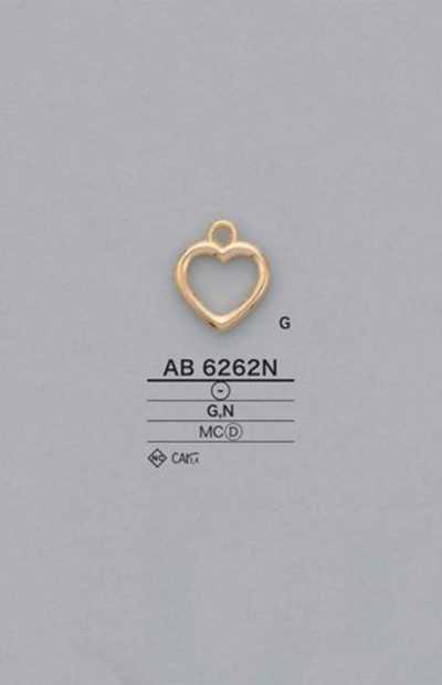 AB6262N Heart-shaped Zipper Pull Tab