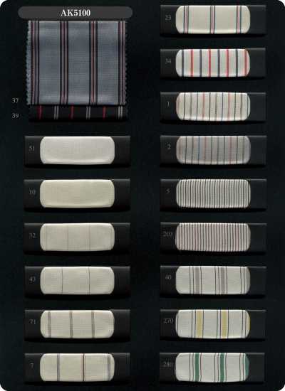 AK5100 LOISOR Yarn Dyed Cupro Stripe Sleeve Lining