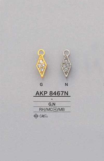 Rhinestone Diamond Zipper Point (Pull Tab)