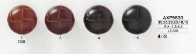 AXP5639 Leather/brass Buttons