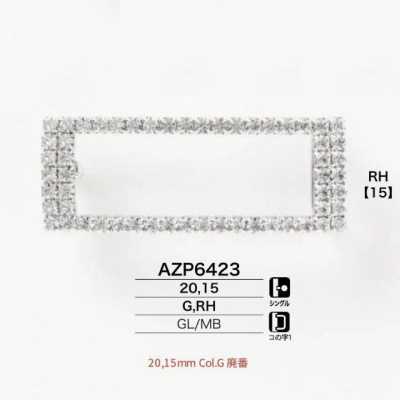 Glass/brass Buckle