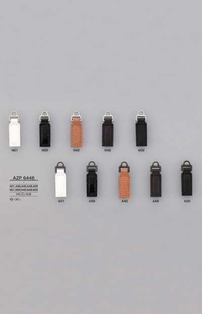 AZP6446 Faux Leather Zipper Point (Pull Tab)