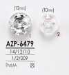AZP6479 Aurora Pearl Diamond Cut Button