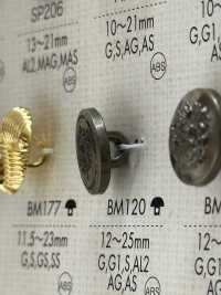 BM120 ABS Resin, Plated Buttons DAIYA BUTTON(DAIYA BUTTON) Sub Photo