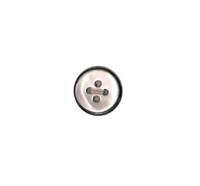 BS-6S Front-hole 4-hole Edged Takase Shell Button