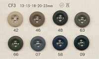 CF3 Adult Simple 4-hole Polyester Button DAIYA BUTTON Sub Photo