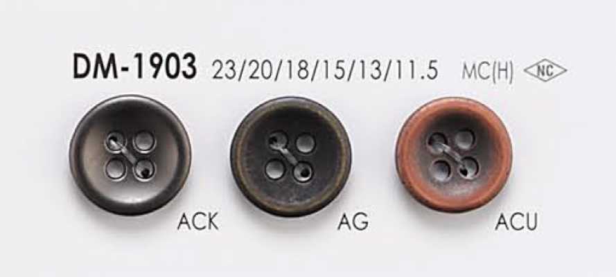 4-hole Metal Button For Jackets And Suits