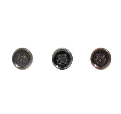 DM2160 Die-cast Circular Ring Half-ring Shank Button