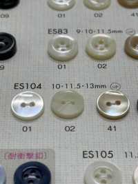 ES104 DAIYA BUTTONS Shell-like Polyester Button DAIYA BUTTON(DAIYA BUTTON) Sub Photo