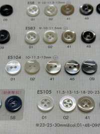 ES104 DAIYA BUTTONS Shell-like Polyester Button DAIYA BUTTON(DAIYA BUTTON) Sub Photo