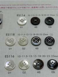 ES118 DAIYA BUTTONS Shell-like Polyester Button DAIYA BUTTON(DAIYA BUTTON) Sub Photo