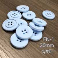 FN1 Polyester 4-hole Soft Material Button DAIYA BUTTON Sub Photo