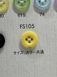 FS105 Polyester Resin 4-hole Button DAIYA BUTTON Sub Photo