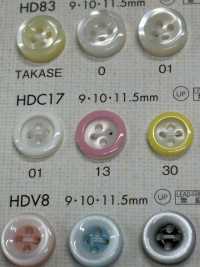 HDC17 DAIYA BUTTONS Impact Resistant HYPER DURABLE "" Series Shell-like Polyester Button "" DAIYA BUTTON Sub Photo