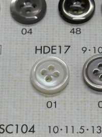 HDE17 DAIYA BUTTONS Impact Resistant HYPER DURABLE "" Series Shell-like Polyester Button "" DAIYA BUTTON(DAIYA BUTTON) Sub Photo