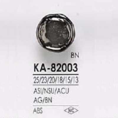 KA82003 ABS Resin Rectangle Ring Half-ring Shank Button