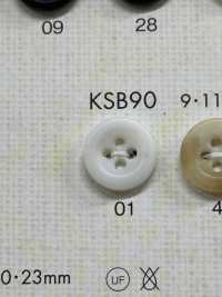 KSB90 Elegant 4-hole Polyester Button DAIYA BUTTON(DAIYA BUTTON) Sub Photo