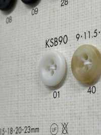 KSB90 Elegant 4-hole Polyester Button DAIYA BUTTON(DAIYA BUTTON) Sub Photo