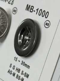 MB1000 Simple 4-hole Metal Button DAIYA BUTTON Sub Photo