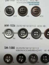 MW1036 4-hole Metal Button For Jackets And Suits IRIS Sub Photo