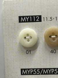 MY112 Simple And Elegant 4-hole Polyester Button For Shirts And Blouses DAIYA BUTTON(DAIYA BUTTON) Sub Photo