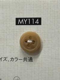 MY114 Simple And Elegant 4-hole Polyester Button For Shirts And Blouses DAIYA BUTTON(DAIYA BUTTON) Sub Photo