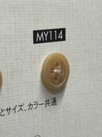 MY114 Simple And Elegant 4-hole Polyester Button For Shirts And Blouses DAIYA BUTTON(DAIYA BUTTON) Sub Photo