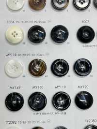 MY118 Polyester Resin 4-hole Button DAIYA BUTTON Sub Photo