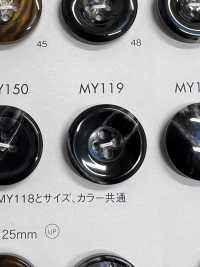 MY119 Polyester Resin 4-hole Button DAIYA BUTTON(DAIYA BUTTON) Sub Photo