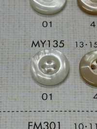 MY135 DAIYA BUTTONS Shell-like Polyester Button DAIYA BUTTON(DAIYA BUTTON) Sub Photo