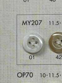 MY207 Adult Elegant 4-hole Polyester Button DAIYA BUTTON(DAIYA BUTTON) Sub Photo